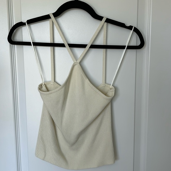 Tori Halter Ribbed top- 1. - Picture 5 of 7